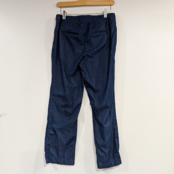 Talbots Petites Lightweight Denim Sailor Trouser Jeans Blue Size 6P - Picture 4 of 8